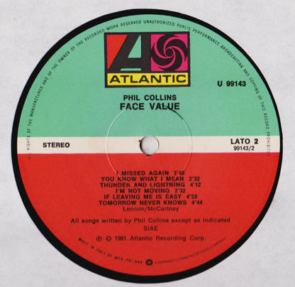 Phil Collins - Face Value