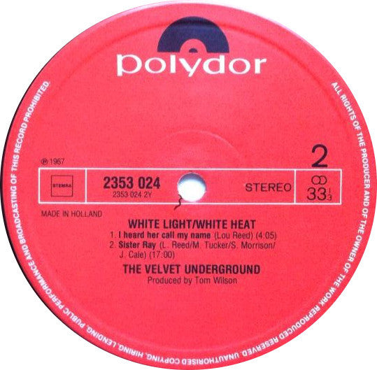 The Velvet Underground - White Light/White Heat