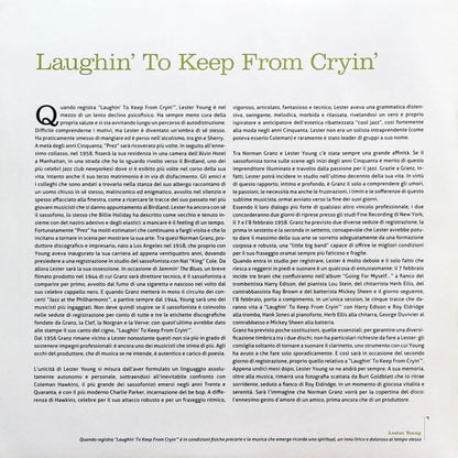 Lester Young, Roy Eldridge And Harry Edison – Laughin' To Keep From Cryin'