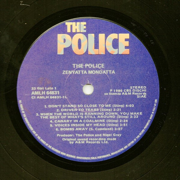 The Police - Zenyatta Mondatta