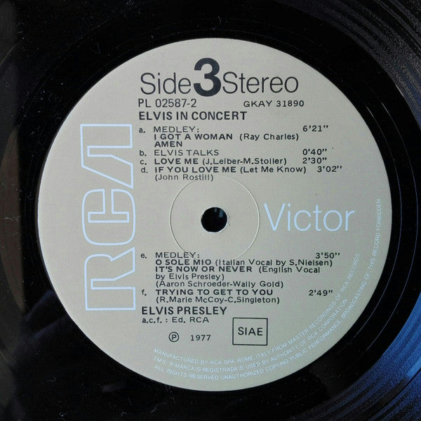 Elvis Presley - Elvis In Concert