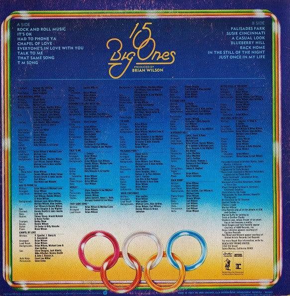 The Beach Boys - 15 Big Ones