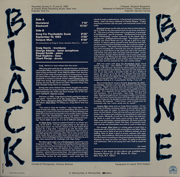 Craig Harris - Black Bone