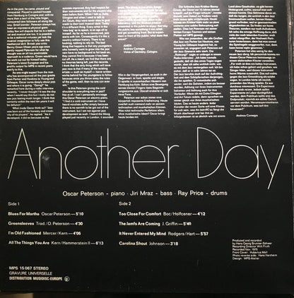 The Oscar Peterson Trio - Another Day
