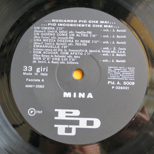 Mina - ...Bugiardo Più Che Mai... Più Incosciente Che Mai...
