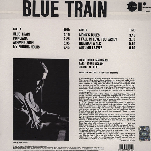 The Guido Manusardi Trio - Blue Train