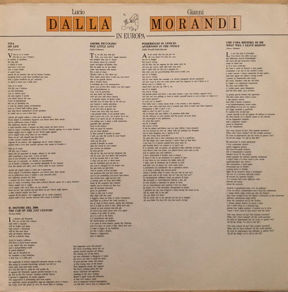 Lucio Dalla - In Europa