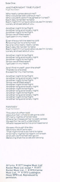 Blue - Another Night Time Flight