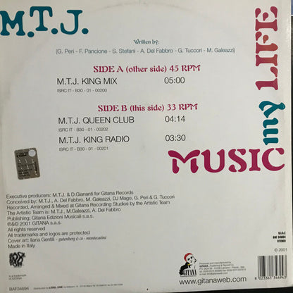 M.T.J. - Music My Life