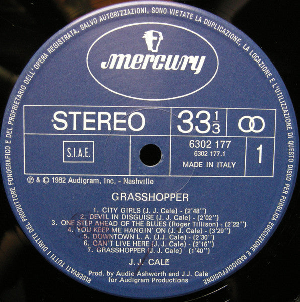 J.J. Cale - Grasshopper