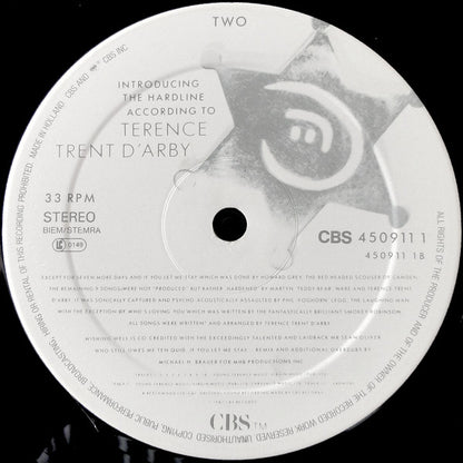 Terence Trent D'Arby - Introducing The Hardline According To Terence Trent D'Arby