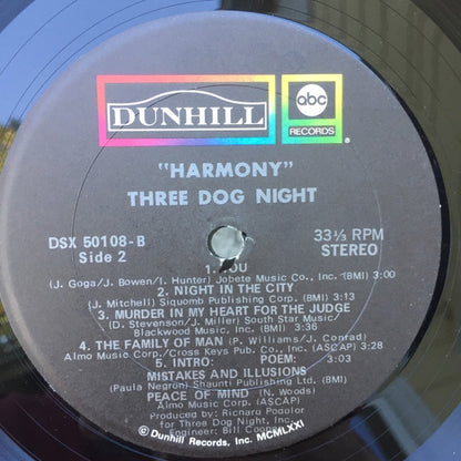Three Dog Night - Harmony