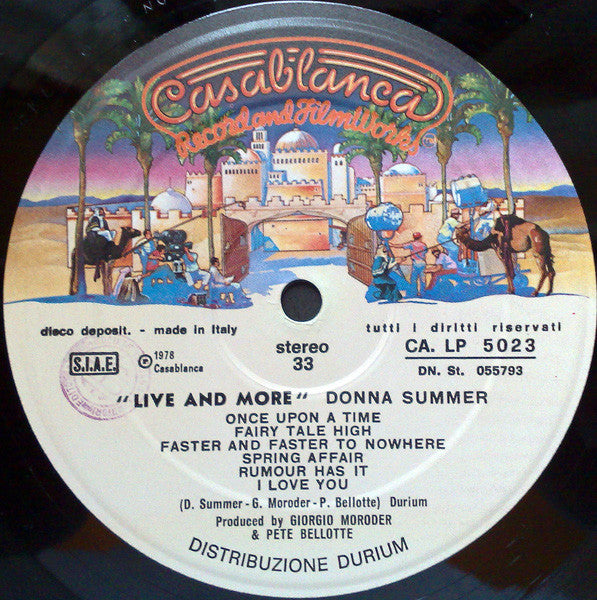 Donna Summer - Live And More