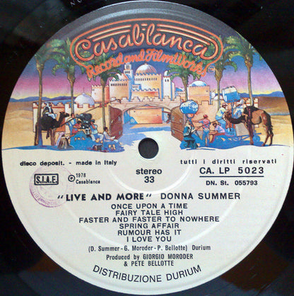 Donna Summer - Live And More