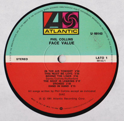Phil Collins - Face Value