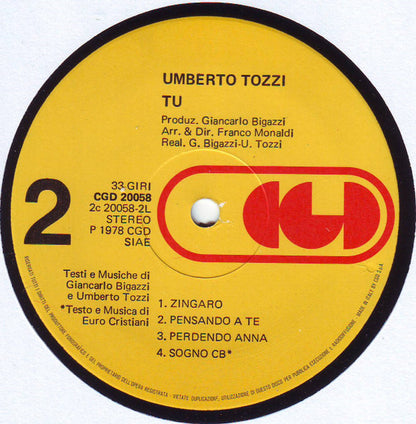 Umberto Tozzi - Tu