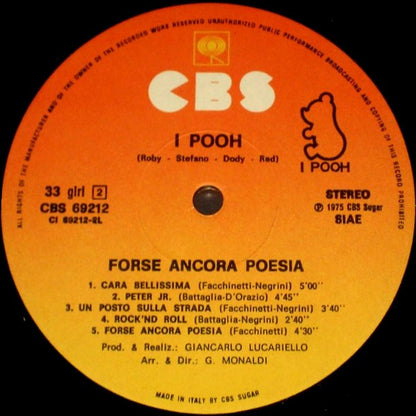 Pooh - Forse Ancora Poesia