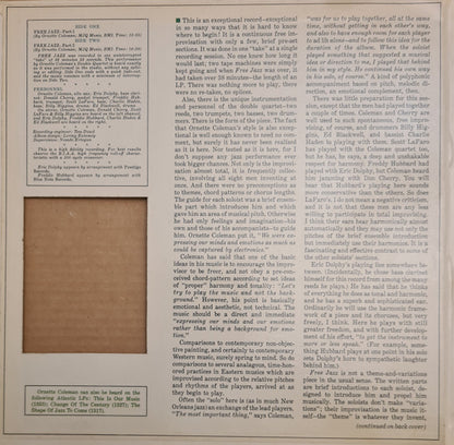 The Ornette Coleman Double Quartet - Free Jazz - A Collective Improvisation