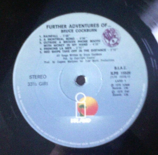 Bruce Cockburn - Further Adventures Of