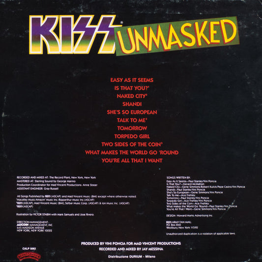 Kiss - Unmasked