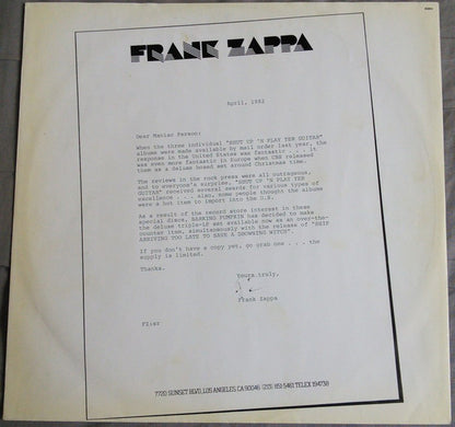 Frank Zappa - Ship Arriving Too Late To Save A Drowning Witch