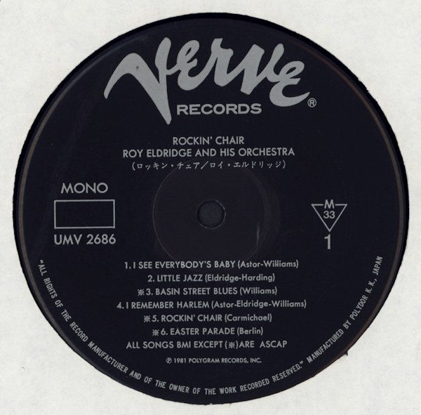 Roy Eldridge And His Orchestra - Rockin' Chair