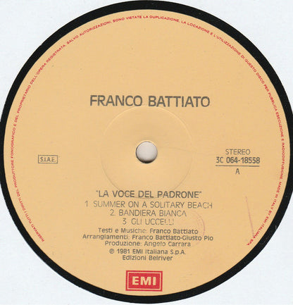 Franco Battiato - La Voce Del Padrone