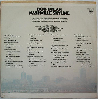 Bob Dylan - Nashville Skyline