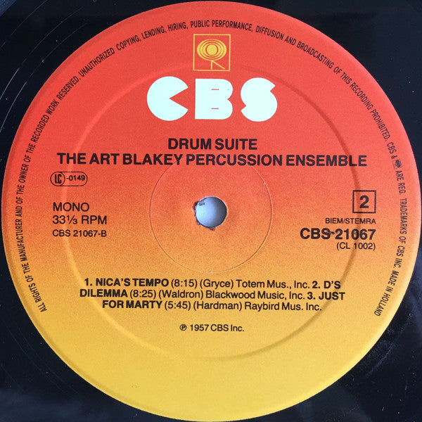 The Art Blakey Percussion Ensemble - Drum Suite