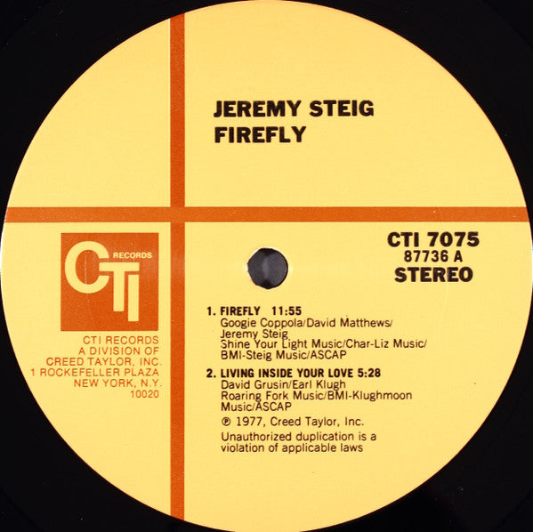 Jeremy Steig - Firefly