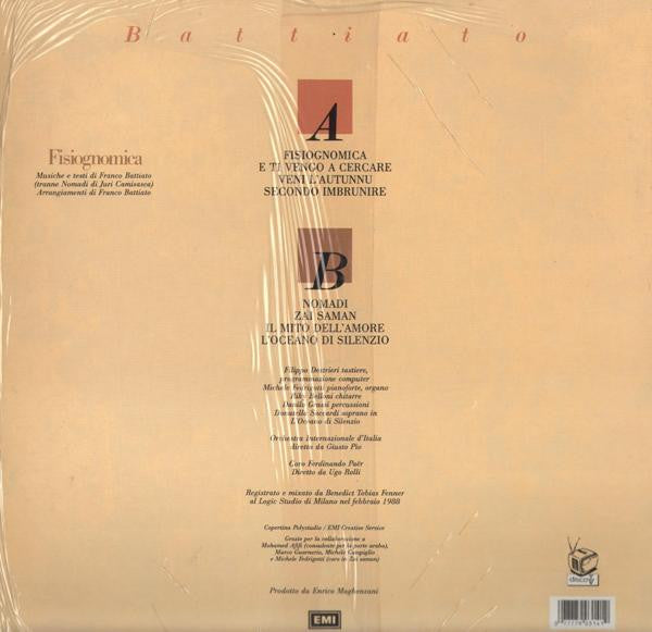 Franco Battiato - Fisiognomica