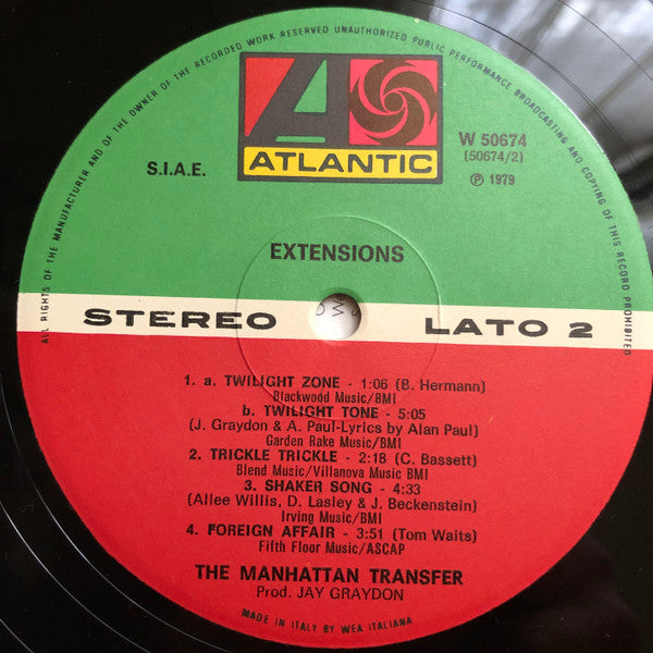 The Manhattan Transfer - Extensions