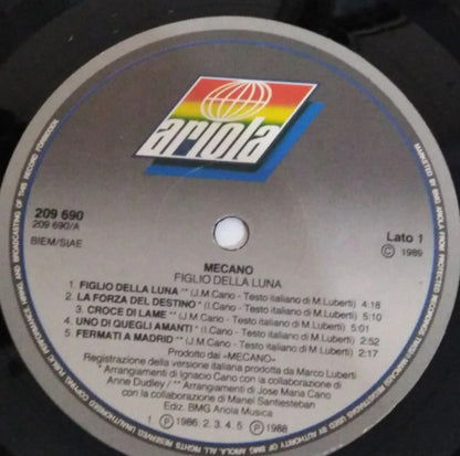 Mecano - Figlio Della Luna