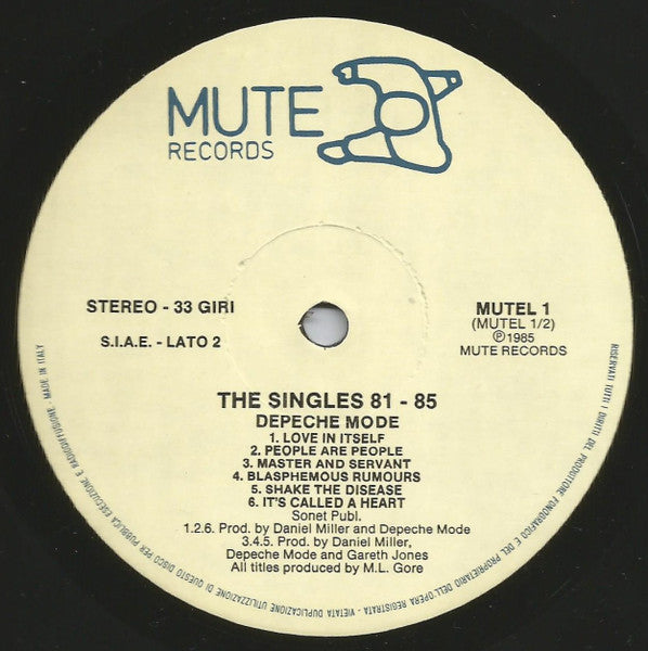 Depeche Mode - The Singles 81 - 85