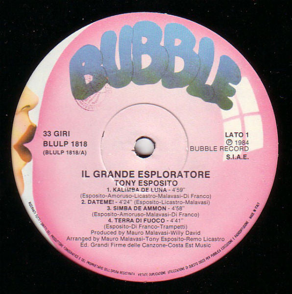 Tony Esposito - Il Grande Esploratore