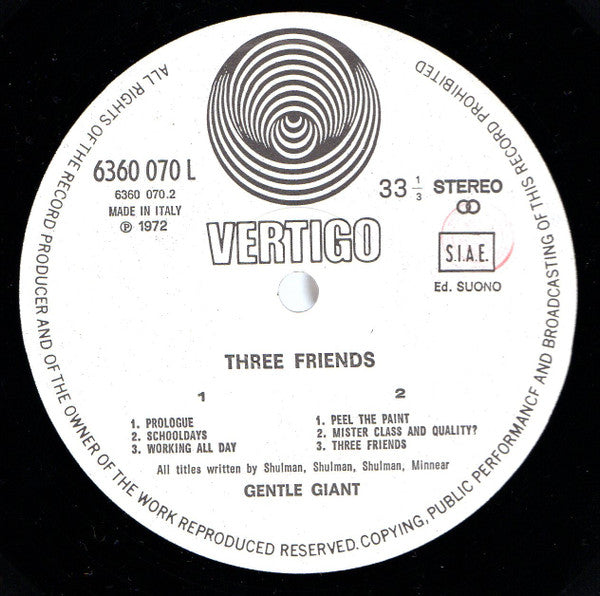 Gentle Giant - Three Friends