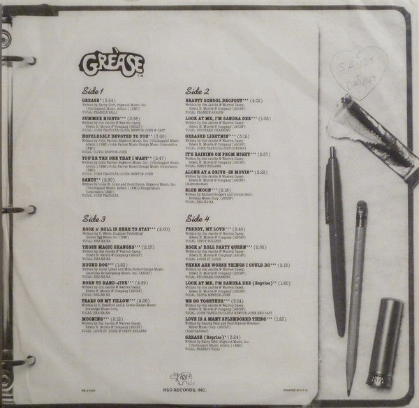 Various - Grease (The Original Soundtrack From The Motion Picture)