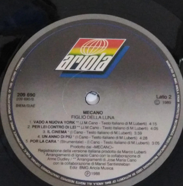 Mecano - Figlio Della Luna