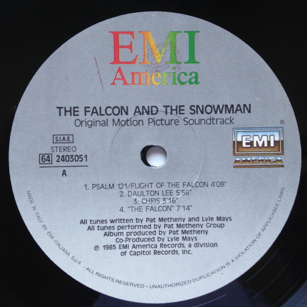 Pat Metheny Group - The Falcon And The Snowman (Original Motion Picture Soundtrack)