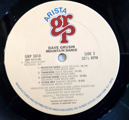 Dave Grusin - Mountain Dance