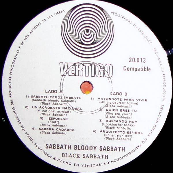 Black Sabbath - Sabbath Bloody Sabbath
