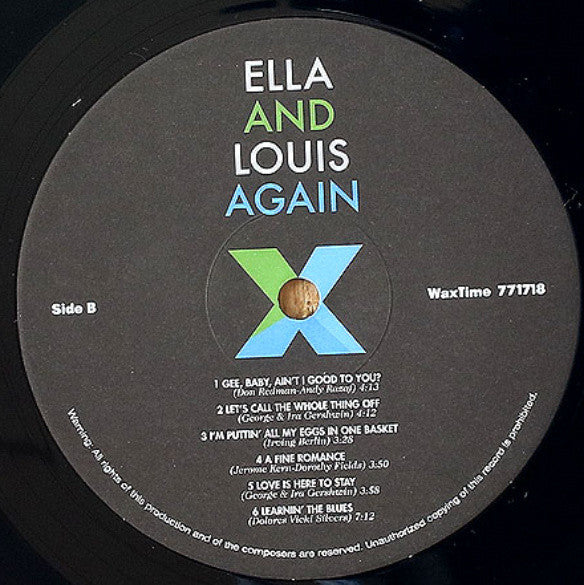 Ella And Louis ‎– Ella And Louis Again - (nuovo)
