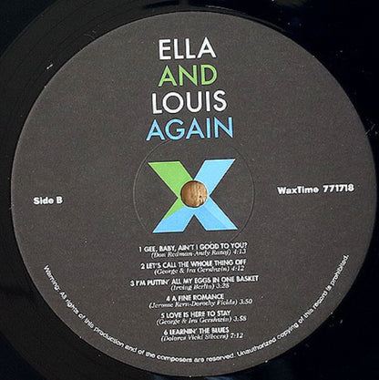 Ella And Louis ‎– Ella And Louis Again - (nuovo)