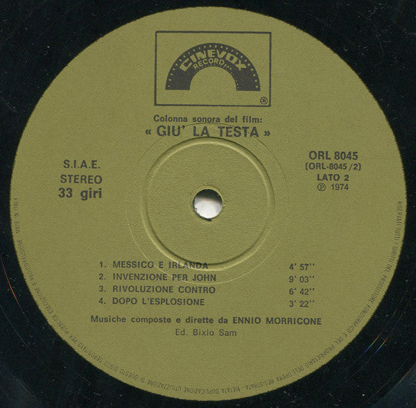 Ennio Morricone - Giù La Testa
