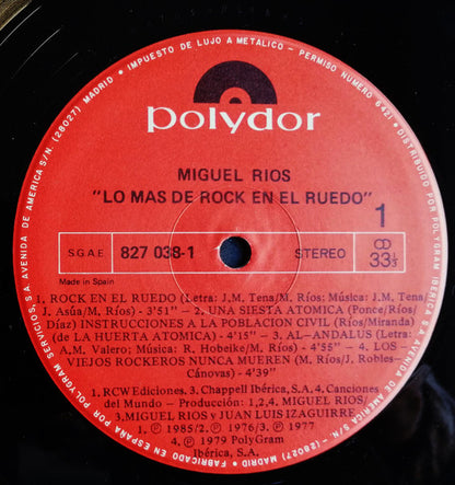 Miguel Ríos - Lo Mas De... Rock En El Ruedo