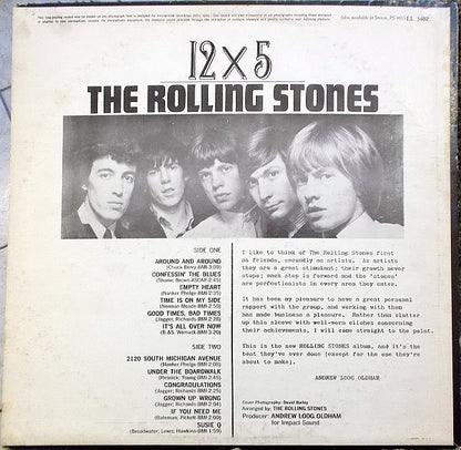 The Rolling Stones - 12 X 5