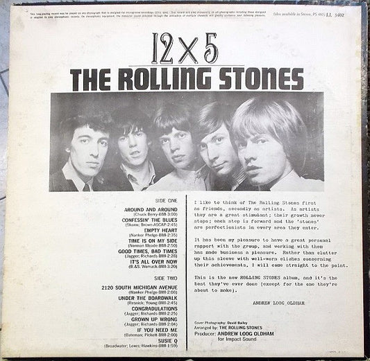 The Rolling Stones - 12 X 5