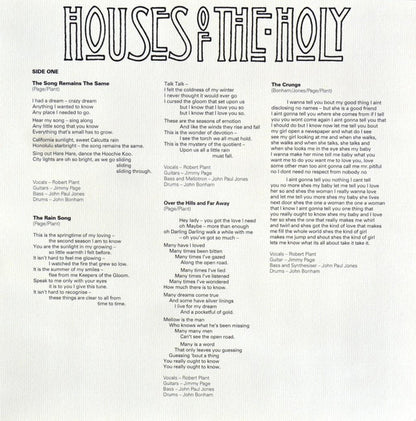 Led Zeppelin - Houses Of The Holy (nuovo)