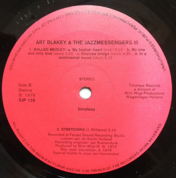 Art Blakey & The Jazz Messengers - Reflections In Blue