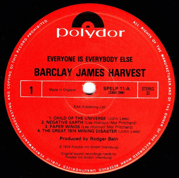 Barclay James Harvest - Everyone Is Everybody Else